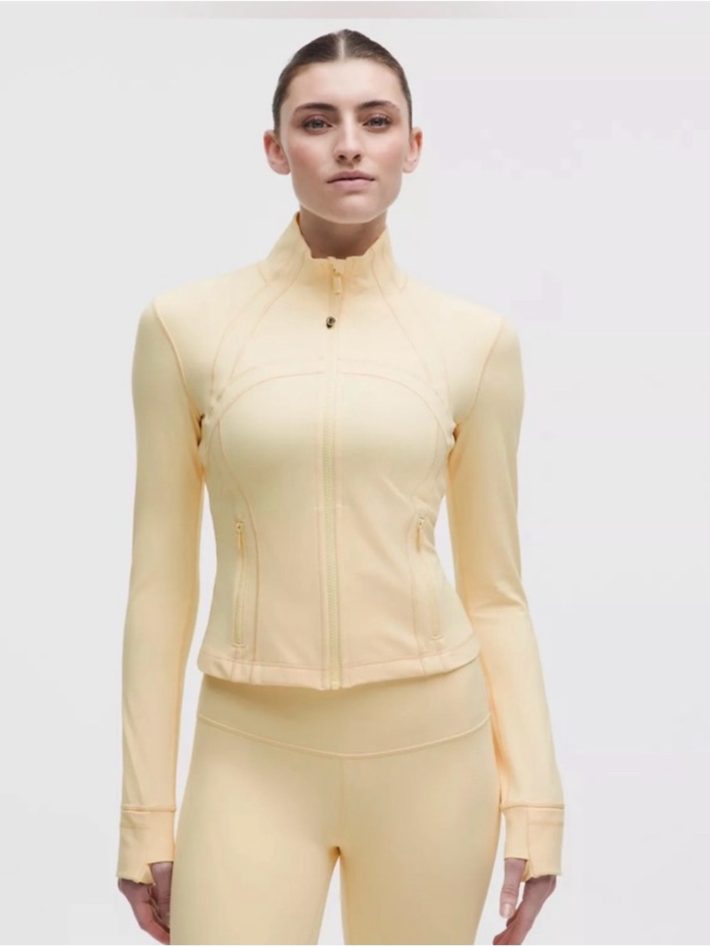 Lululemon Buttercream Cropped Define Jacket